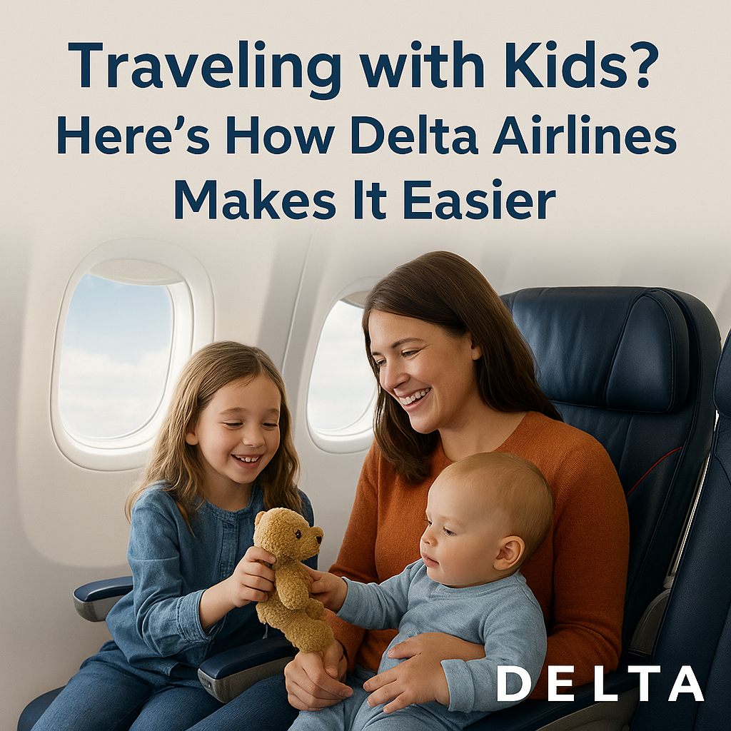 Read more about the article Traveling with Kids? Here’s How Delta Airlines Makes It Easier
