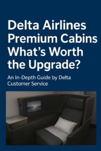 Read more about the article Delta Airlines Premium Cabins: What’s Worth the Upgrade?